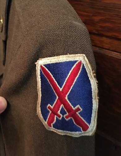 Named WW2 barebones &quot;10th mountain division&quot; winter EM uniform