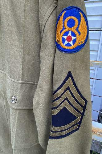 USAAF 8th Air Force TSgt wool shirt