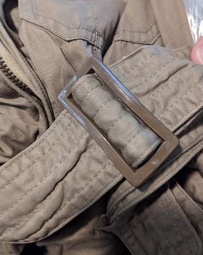WW2 US Army officer jacket belt buckle ?