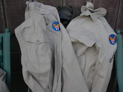 2 ww2 Ike jackets and some shirts for review