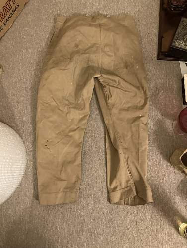 British Khaki Drill Shorts Identification