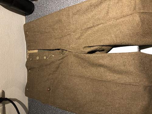 Battledress trousers P40 without pockets