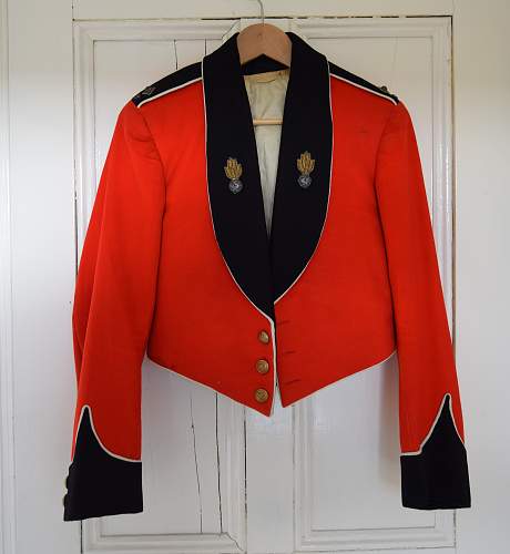Royal Welch Fusiliers Territorial Force 2nd LT mess dress