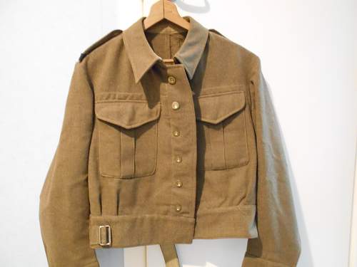 1942 New Zealand Battledress blouse &amp; trousers with provenance