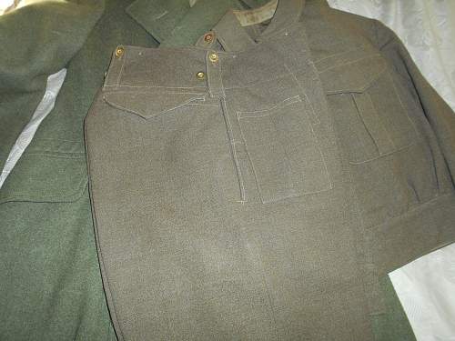 1942 New Zealand Battledress blouse &amp; trousers with provenance