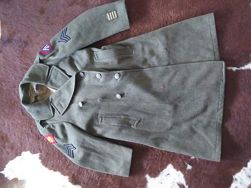 45th Inf. 5th Arm. trench coat - my first uniform