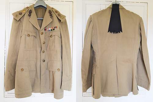 Royal Welsh Fusiliers officers SD tunic 1943 dated