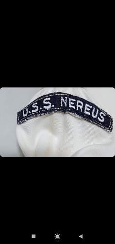 Help! Review for USS NEREUS WWII uniform