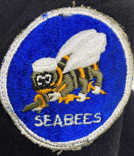 USN jacket and cap - Seabees