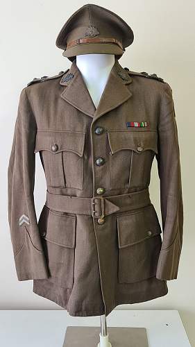 Tunic of Lieutenant Colonel William Alexander Cronk, CO 29/46th Australian Infantry Battalion