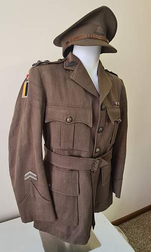 Tunic of Lieutenant Colonel William Alexander Cronk, CO 29/46th Australian Infantry Battalion