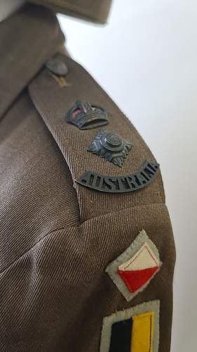 Tunic of Lieutenant Colonel William Alexander Cronk, CO 29/46th Australian Infantry Battalion