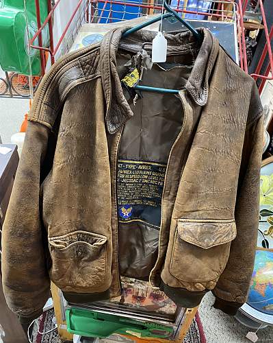 Leather flight Jacket