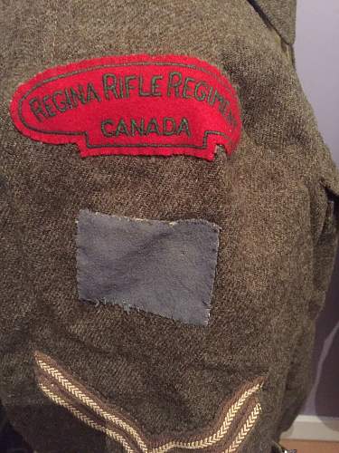 Canadian Regina Rifle Regiment BD question