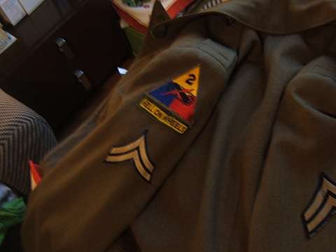 WW2 jacket of US 2nd Armored Division