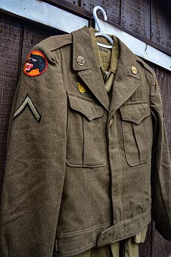 66th Division Ike / 1st Marine Air Wing tunic