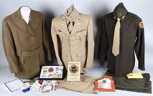 Uniform to Silver Star winner and Battle of the Bulge POW