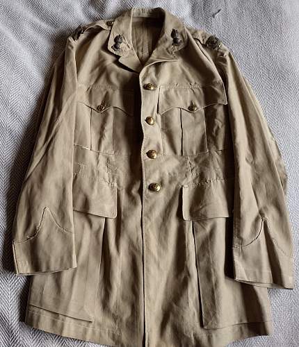 Royal Artillery Officers Khaki Drill Service Dress Jacket