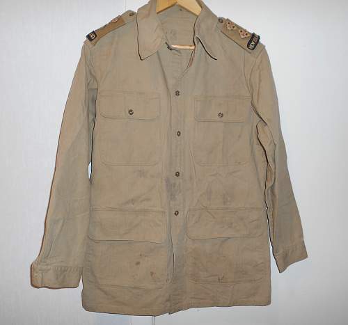 NZ Khaki Summer Shirt, Italy Campaign, WW2