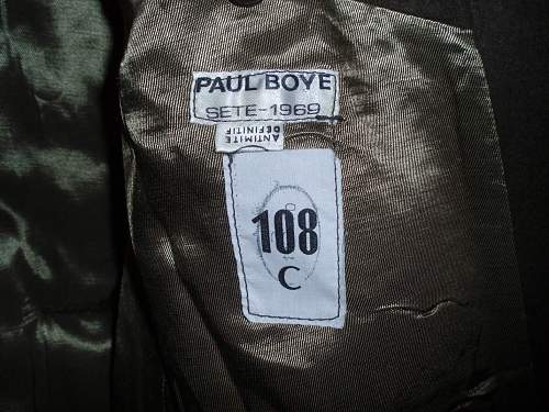 Paul Boye mens greatcoat