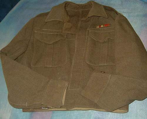 Rare British Women's MTC Battledress blouse