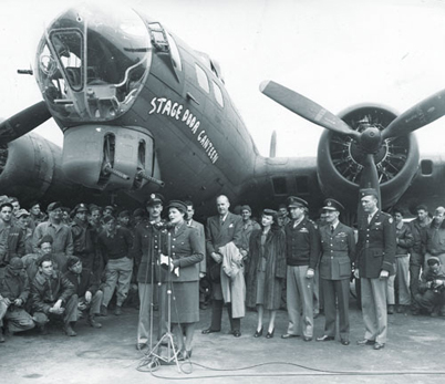 381st Bomb Group 535th bomb squad A2 Jacket with nose art &amp; original patch.