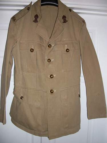 British WW2 Khaki Drill Bush Jackets
