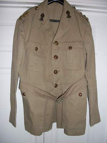 British WW2 Khaki Drill Bush Jackets