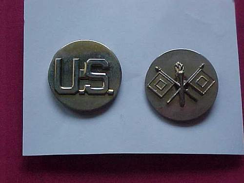 Info on silver colored  U.S. Army buttons
