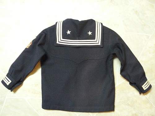 Small childs U.S. navy uniform