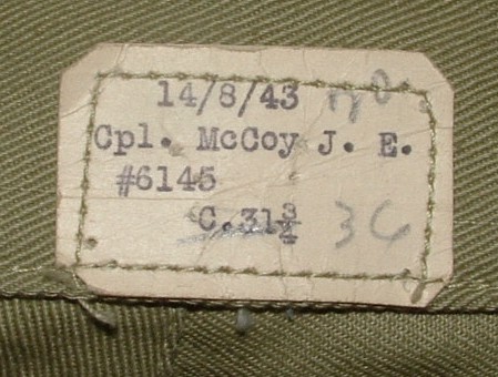 Unissued 1943 RCAF Tropical SD Uniform