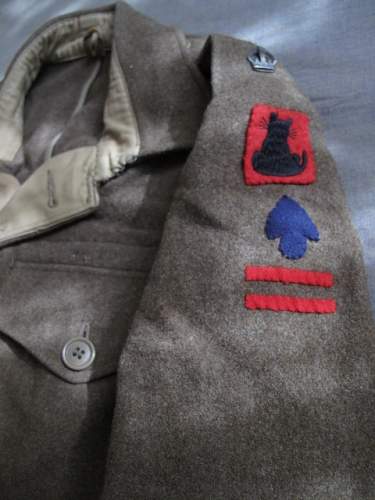 BD blouse to a major in 2nd Royal Fusiliers, 56th London Division