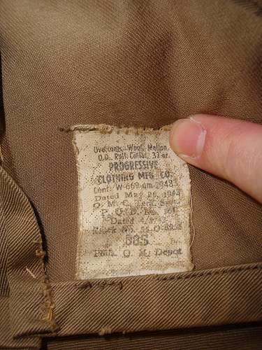 Questions about these Wool Coats US Army?