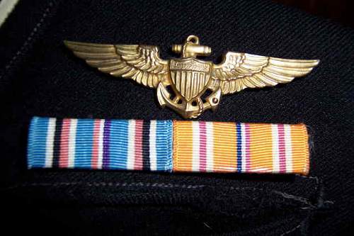 Ww2  u.s. Navy enlisted pilot uniform group