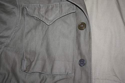 M43 Field Jacket, and possible insignia