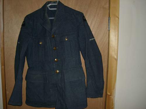 RAF War Service Dress BD blouse: whats this worth