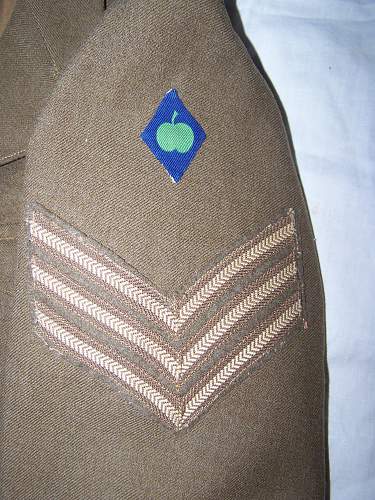 ATS 1941 Service Dress, Royal Artillery, Northern Command