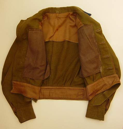 Rare British Women's MTC Battledress blouse