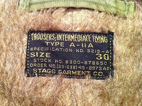 Garage Sale Find: WW2 USAAF fur flying pants/trousers