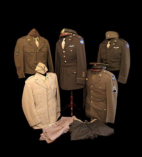 Some British and American uniforms