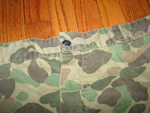 WWII HBT 2nd pattern camo trousers