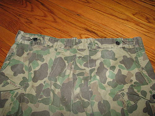 WWII HBT 2nd pattern camo trousers