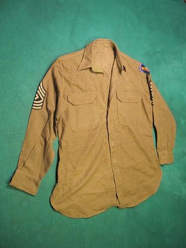 USAAF enlisted mans wool shirt