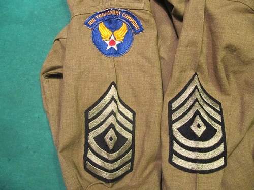 USAAF enlisted mans wool shirt