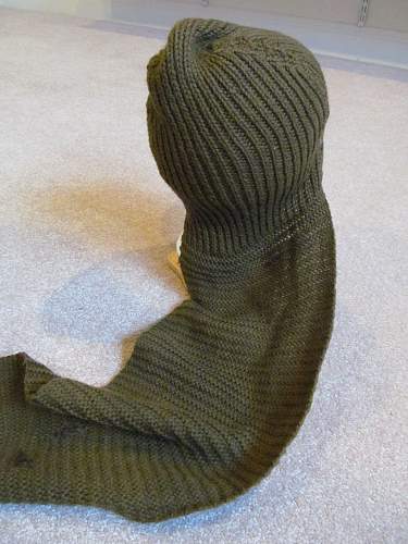Unique knit cap and scarf