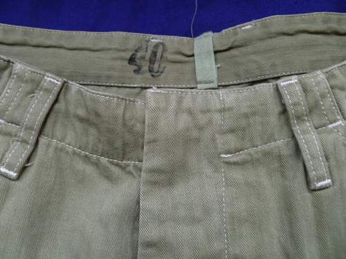 What pattern Usmc HBT pants?