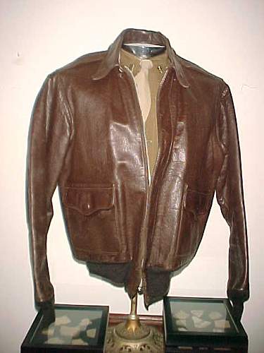 Col. Travis Hoovers A2 flight jacket