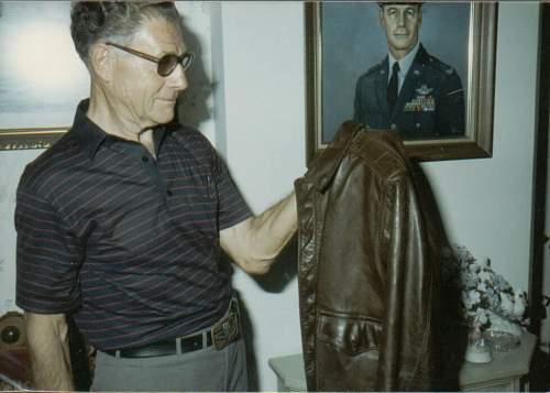 Col. Travis Hoovers A2 flight jacket