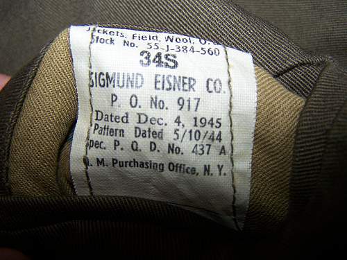 US 79th Infantry Division Ike jacket