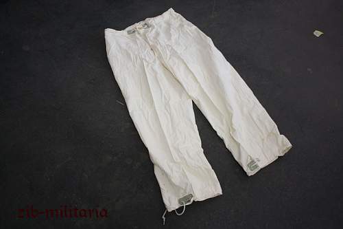 Dated US white camo trouser